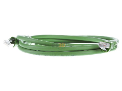 Frontansicht Teleg�rtner L00001A0139 Patchkabel S/FTP Cat7 gn 2,0m PUR 