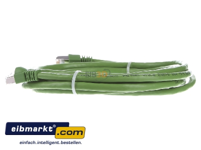 Ansicht rechts Telegrtner L00002A0153 Patchkabel Cat7 gn 3,0m, S/FTP, PVC 