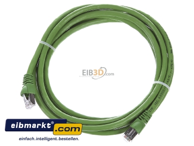 View up front Telegrtner L00002A0153 RJ45 8(8) Patch cord Cat.7 3m
