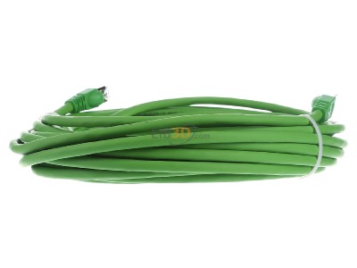 Ansicht hinten Telegrtner L00005A0055 Patchkabel Cat7 gn 10,0m, S/FTP, PVC 