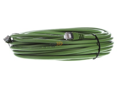 Frontansicht Teleg�rtner L00006A0099 Patchkabel Cat7 gn 15,0m, S/FTP, PUR 