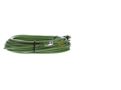 Ansicht links Teleg�rtner L00006A0099 Patchkabel Cat7 gn 15,0m, S/FTP, PUR 