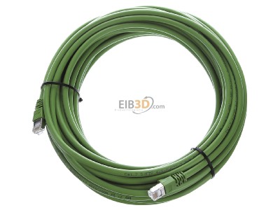 Ansicht oben vorne Teleg�rtner L00006A0099 Patchkabel Cat7 gn 15,0m, S/FTP, PUR 