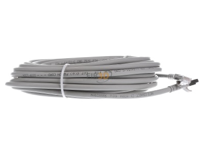 View on the left Metz 130845A033-E RJ45 8(8) Patch cord 6A (IEC) 10m 
