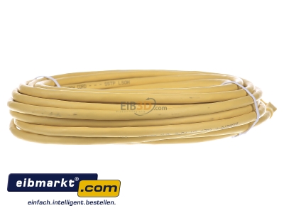 Ansicht hinten Metz Connect 130845A077-E Patchkabel AWG 26 10,0m Cat.6A gelb 2xRJ45 