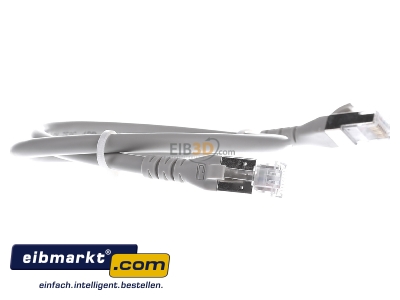 View on the left Metz Connect 1308450533-E RJ45 8(8) Patch cord 6A (IEC) 0,5m
