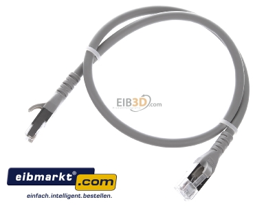 Ansicht oben vorne Metz Connect 1308450533-E Patchkabel S/FTP gr 0,5m Cat.6A 