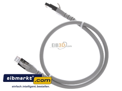 View top right Metz Connect 1308450533-E RJ45 8(8) Patch cord 6A (IEC) 0,5m

