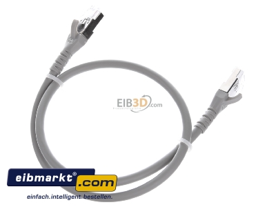 Ansicht oben hinten Metz Connect 1308450533-E Patchkabel S/FTP gr 0,5m Cat.6A 