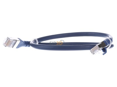 Frontansicht Metz 1308450544-E Patchkabel S/FTP bl 0,5m Cat.6A 