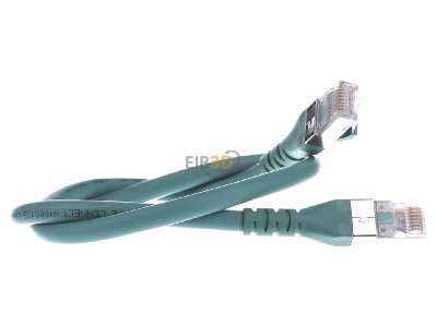 Ansicht links Metz 1308450555-E Patchkabel S/FTP gn 0,5m Cat.6A 