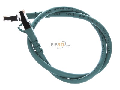 View top right Metz 1308450555-E RJ45 8(8) Patch cord 6A (IEC) 0,5m 
