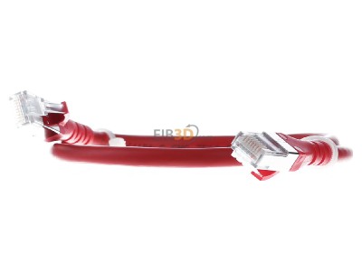 Frontansicht Metz 1308450566-E Patchkabel S/FTP rt 0,5m Cat.6A 