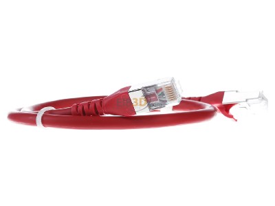 Ansicht links Metz 1308450566-E Patchkabel S/FTP rt 0,5m Cat.6A 
