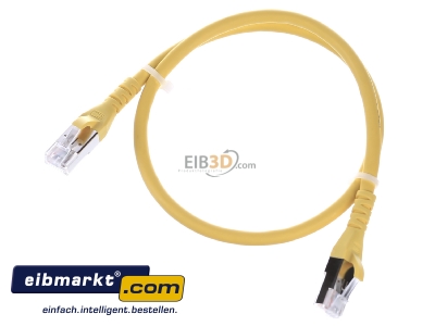 View up front Metz Connect 1308450577-E RJ45 8(8) Patch cord 6A (IEC) 0,5m
