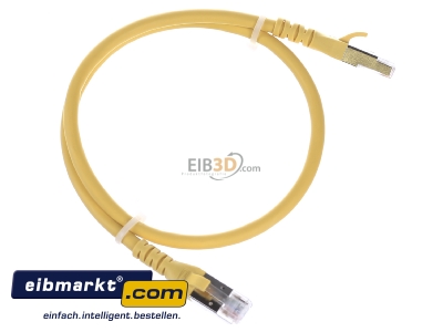 Ansicht oben links Metz Connect 1308450577-E Patchkabel S/FTP ge 0,5m Cat.6A 