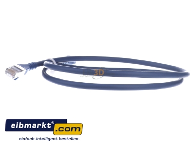 Ansicht rechts Metz Connect 1308451044-E Patchkabel AWG 26 1,0m Cat.6A blau 2xRJ45 