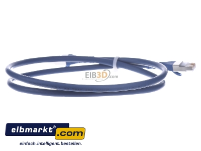 Ansicht hinten Metz Connect 1308451044-E Patchkabel AWG 26 1,0m Cat.6A blau 2xRJ45 