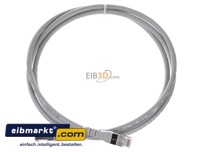 Ansicht oben vorne Metz Connect 1308451533-E Patchkabel S/FTP gr 1,5m Cat.6A 