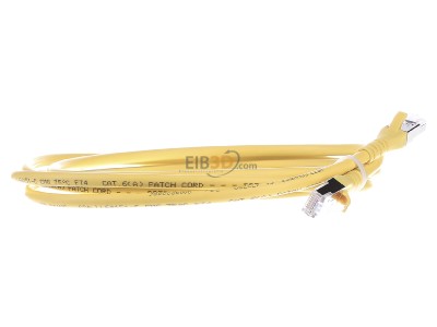 View on the left Metz 1308452077-E RJ45 8(8) Patch cord 6A (IEC) 2m 
