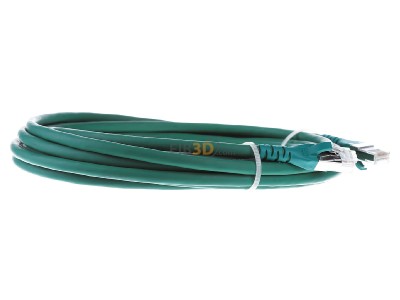 Ansicht links Metz 1308455055-E Patchkabel S/FTP gn 5,0m Cat.6A 