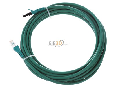 Ansicht oben rechts Metz 1308455055-E Patchkabel S/FTP gn 5,0m Cat.6A 