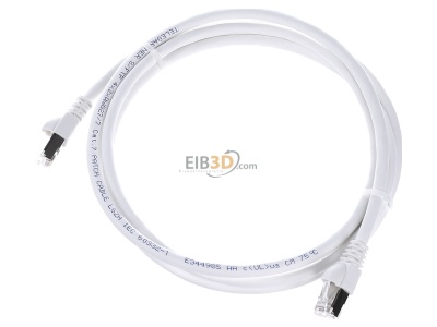 Ansicht oben vorne Telegrtner L00001A0123 Patchkabel S/FTP 6A ws 2,0m 