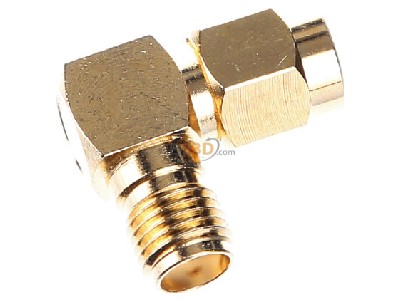 Ansicht oben links Telegrtner J01154A0021 SMA-Winkelkupplung 