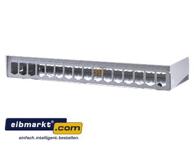 Front view Metz Connect 130861-1602-E Front-/ Patch panel 16x RJ - 
