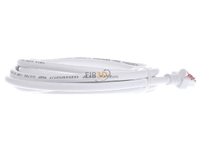Ansicht hinten EFB-Elektronik EC6000 3m ws S/FTP Patchkabel Cat.6 2xRJ45 mit S/FTP 