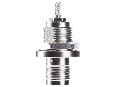 Ansicht hinten Telegrtner J01011A0058 TNC-Einbaubuchse 50Ohm lt/cr, lngsdicht,G7 