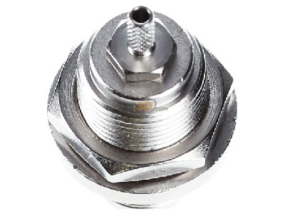Ansicht oben vorne Telegrtner J01011A0058 TNC-Einbaubuchse 50Ohm lt/cr, lngsdicht,G7 