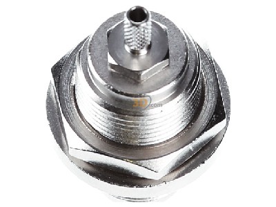 Ansicht oben links Telegrtner J01011A0058 TNC-Einbaubuchse 50Ohm lt/cr, lngsdicht,G7 