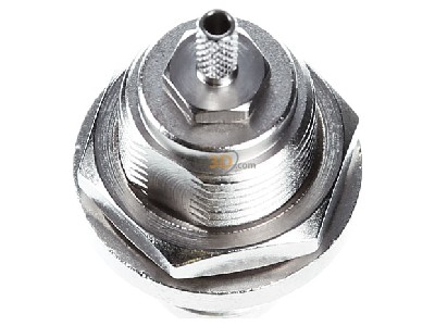 Ansicht oben hinten Telegrtner J01011A0058 TNC-Einbaubuchse 50Ohm lt/cr, lngsdicht,G7 