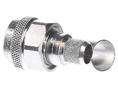 View on the right Telegrtner J01020A0110 N plug connector 
