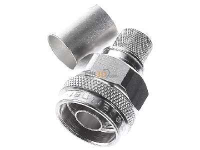 View up front Telegrtner J01020A0110 N plug connector 
