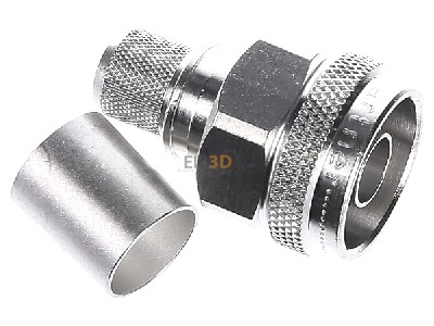 Ansicht oben links Telegrtner J01020A0110 N-Kabelstecker cr/cr RG214/U A10 