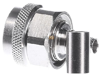 View on the right Telegrtner J01020A0119 N plug connector 
