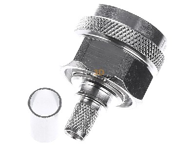 Top rear view Telegrtner J01020A0119 N plug connector 
