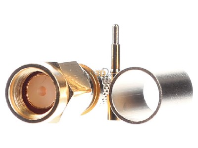 Frontansicht Telegrtner J01150A0611 SMA-Kabelstecker cr/cr AU G30 (1.5/3.8) 