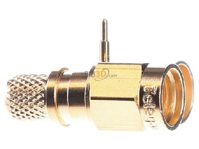 Ansicht links Telegrtner J01150A0611 SMA-Kabelstecker cr/cr AU G30 (1.5/3.8) 