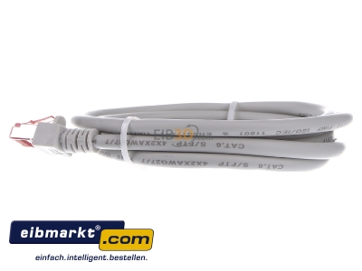 View on the right EFB-Elektronik EC6000 1,5m gr S/FTP RJ45 8(8) Patch cord Cat.6 1,5m 
