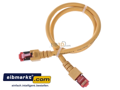 View up front EFB-Elektronik EC6000 0,5m ge S/FTP RJ45 8(8) Patch cord Cat.6 0,5m - 
