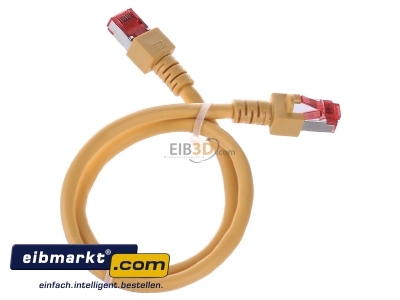 Top rear view EFB-Elektronik EC6000 0,5m ge S/FTP RJ45 8(8) Patch cord Cat.6 0,5m - 
