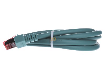 Ansicht rechts EFB-Elektronik EC6000 1,5m gn S/FTP Patchkabel Cat.6 2xRJ45 mit S/FTP 