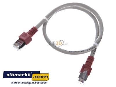 View up front EFB-Elektronik K5450.0,5 RJ45 8(8) Patch cord Cat.5E 0,5m
