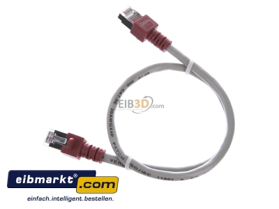 View top right EFB-Elektronik K5450.0,5 RJ45 8(8) Patch cord Cat.5E 0,5m
