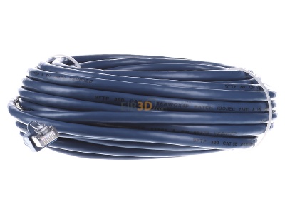 View on the right EFB-Elektronik EC5000 15m bl SF/UTP RJ45 8(8) Patch cord Cat.5E 15m 
