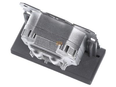 Top rear view Telegrtner J00020A0388 2x RJ45 8(8) Data outlet Cat.5E 
