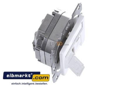 View top left Telegrtner J00020A0393 RJ45 8(8) Data outlet 6A (TIA) white
